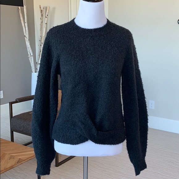 new Joie knot front bouclé sweater - Picture 2 of 7